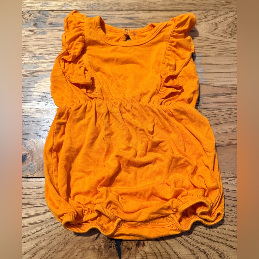 Kyte BABY Bubble Romper In Tangerine